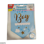BANDERIN BABY SHOWER ROSA/CELESTE FB-XJ029A