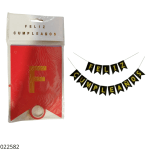 BANDERIN FELIZ CUMPLEAÑOS ROJO RW-G1217-R