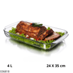 ASADERA RECTANGULAR LIBBEY 4LTS