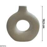 ADORNO TIPO JARRON DE CERAMICA REDONDO (04-379440)