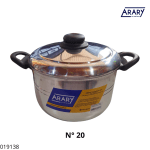 CACEROLA ALUM. ARARY Nº20 3.8LTS