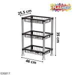 FRUTERA RECTANGULAR 3 BANDEJAS PLASNEW 426