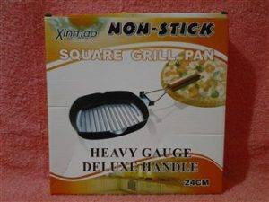 SARTEN GRILL MANGO D/MADERA 24CM NON-STICK KC06962 (CJA X 24)