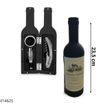 SET DE ABRIDOR P/VINO TIPO BOTELLA E-3396A
