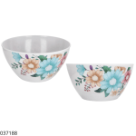 BOLWS DE MELAMINA FLOREADO 24CM (8104-9-5)