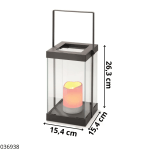 FAROL CON VELA LED (27286)