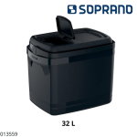 CONSERVADORA SOPRANO 32LT NEGRO