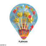 VELA LOVE ESTRELLAS DORADO/ROSE YL-71984 (4PC)