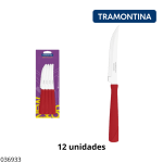 CUCHILLO NEW KOLOR ROJO TRAMONTINA 23160/974 (12UND)