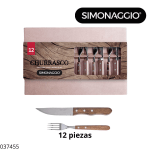 CONJUNTO P/ASADO SIMONAGGIO (12PCS)