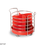 PORTA CUBIERTOS NIQUELAR ROJO 338-5