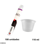 VASO LISO 110ML COPAZA TIRA 100UND (CJA X 30)