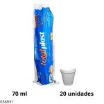 VASO TERMICO 70CC TOTALPLAST (20 UND)