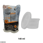 POTE KIT C/TAPA 140ML (24UNID) TOTALPLAST KP-140