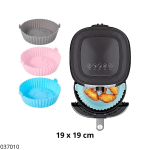 MOLDE SILICONA PARA FREIDORA REDONDO 18CM YH-995