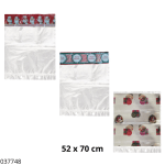 BOLSA P/CANASTA NAVIDEÑA 52X70CM (X UNIDAD)