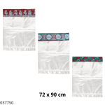 BOLSA P/CANASTA NAVIDEÑA 72X90CM CROMUS (X UNIDAD)