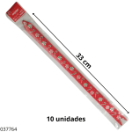 CINTA P/ MOÑO NAVIDEÑO CROMUS (10UND)