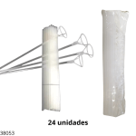 BASE P/GLOBOS TRANSPARENTE RW-050 (24PCS)