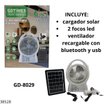VENTILADOR SOLAR 6EN1 (GD-80299
