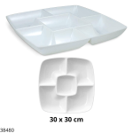 BANDEJA PORCELANA P/PICADA 30CM ISAMENA 3 ZD10766