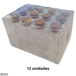 BOTELLITAS DE VIDRIO P/ SOUVENIR RC1530L (SETX12)
