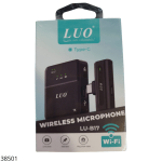 MICROFONO INALAMBRICO LUO P/CELULAR TIPO C (LU-B17)