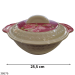 BOWL FLOREADO C/TAPA 25.5CM (NO.844-10)