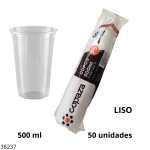 VASO COPAZA LISO 500ML 50UNID COPAZA (CAJA X 20)
