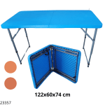 MESA PLEGABLE 122X60X74CM TX-1347 (JMT-682)