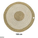 ALFOMBRA REDONDO RAYAS CIRCULARES 150 CM BH8621