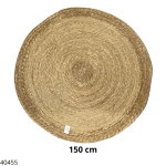 ALFOMBRA REDONDO SOLO YUTE 150 CM BH8636