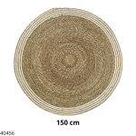 ALFOMBRA REDONDO 4 RAYAS BORDE 150 CM BH8649