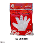 GUANTE DESECHABLE TIPO BOLSITA  XUEBO E-3060 (100 UND)
