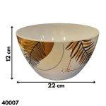 BOLWS MELAMINA 22CM DORADO (8104-8.5)