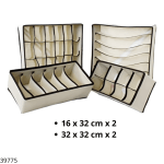 JUEGO DE ORGANIZADORES TELA PLEGABLE 4PC VR-3375
