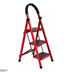 ESCALERA DE METAL ROJO 3 NIVELES (PY-46098)