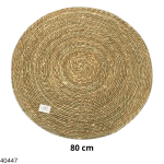 ALFOMBRA REDONDO SOLO YUTE 80 CM BH8633