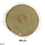 ALFOMBRA REDONDO FLECO 100 CM BH8642