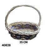 CANASTO TIPO MIMBRE 35 CM 2665