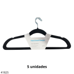 JUEGO DE PERCHA GAMUZADO (5 PCS)