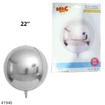 GLOBO PLAST 4D 22 DISCO PLATA A1539