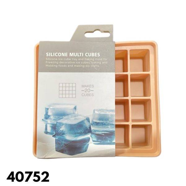 MOLDE PARA HIELO DE SILICONA 20 CUBOS (SK-1291)
