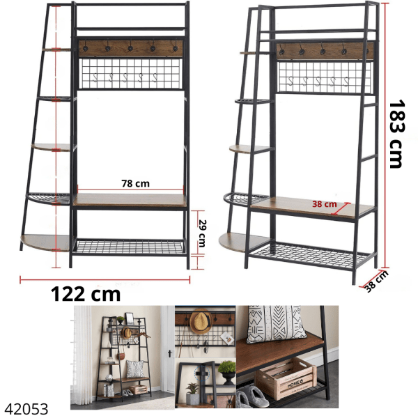 MUEBLE C/ESQUINERO MULTIUSO 183X122 (TQ024)