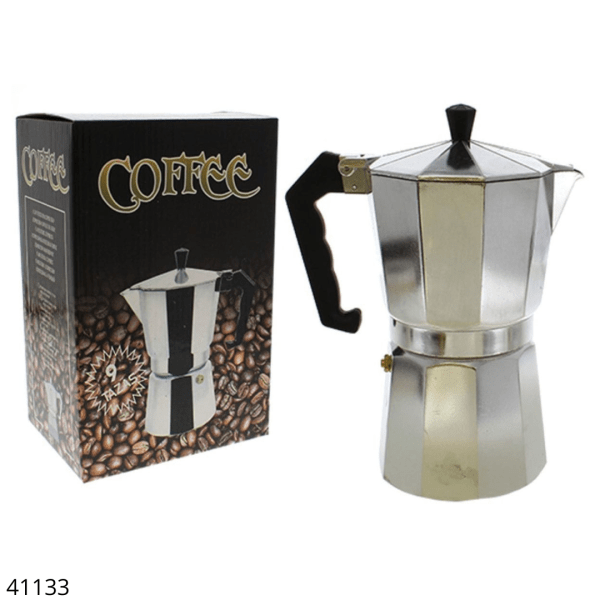 CAFETERA INOX COFFEE 9 CAP (GM-R4514)