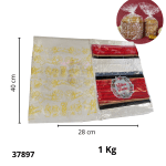 BOLSA PP PAN DULCE 1KG (28X40) ROJO AL