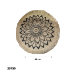 INDIVIDUAL DE ARPILLERA REDONDO C/FLECO 44CM (VR-3207)