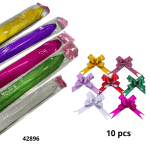 CINTA P/MOÑO 50MM BRILLO GLITER 10PCS (QYLH-12)