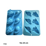 MOLDE SILICONA X6 FRAMBOISELLE C/DISEÑO (F-NXZ-275)