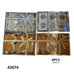 JUEGO DE VELAS NAVIDEÑAS 6PC (GL87238)